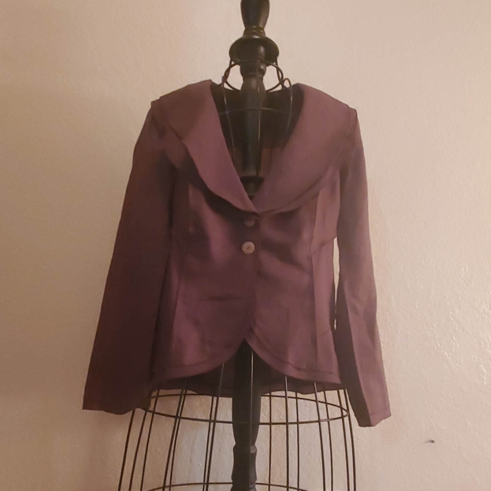 Per Una Brown Linen Jacket 14